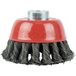 Wire Cup Brush Twisted 80mm X M14 Blister